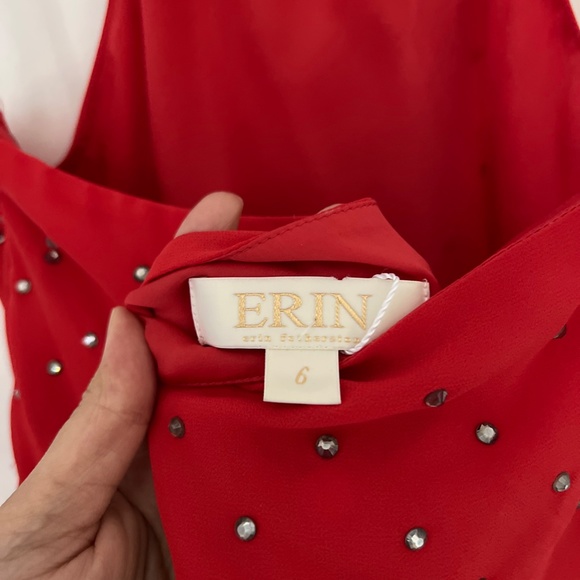 Erin Fetherston Red Rhinestone Dress - Picture 5 of 9
